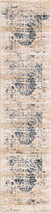 Coastal Manor Collection Area Rug -  Dunes Runner Dark Blue  lifestyle 66