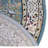Persian Elegance Collection Area Rug -  Kerman (Blue) Round Blue  lifestyle 49