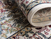 Persian Elegance Collection Area Rug -  Kerman (Ivory) Round Ivory  lifestyle 14
