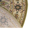 Persian Elegance Collection Area Rug -  Hamedan (Green) Round Green  lifestyle 19