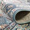 Persian Elegance Collection Area Rug -  Kashan Round Blue  lifestyle 38