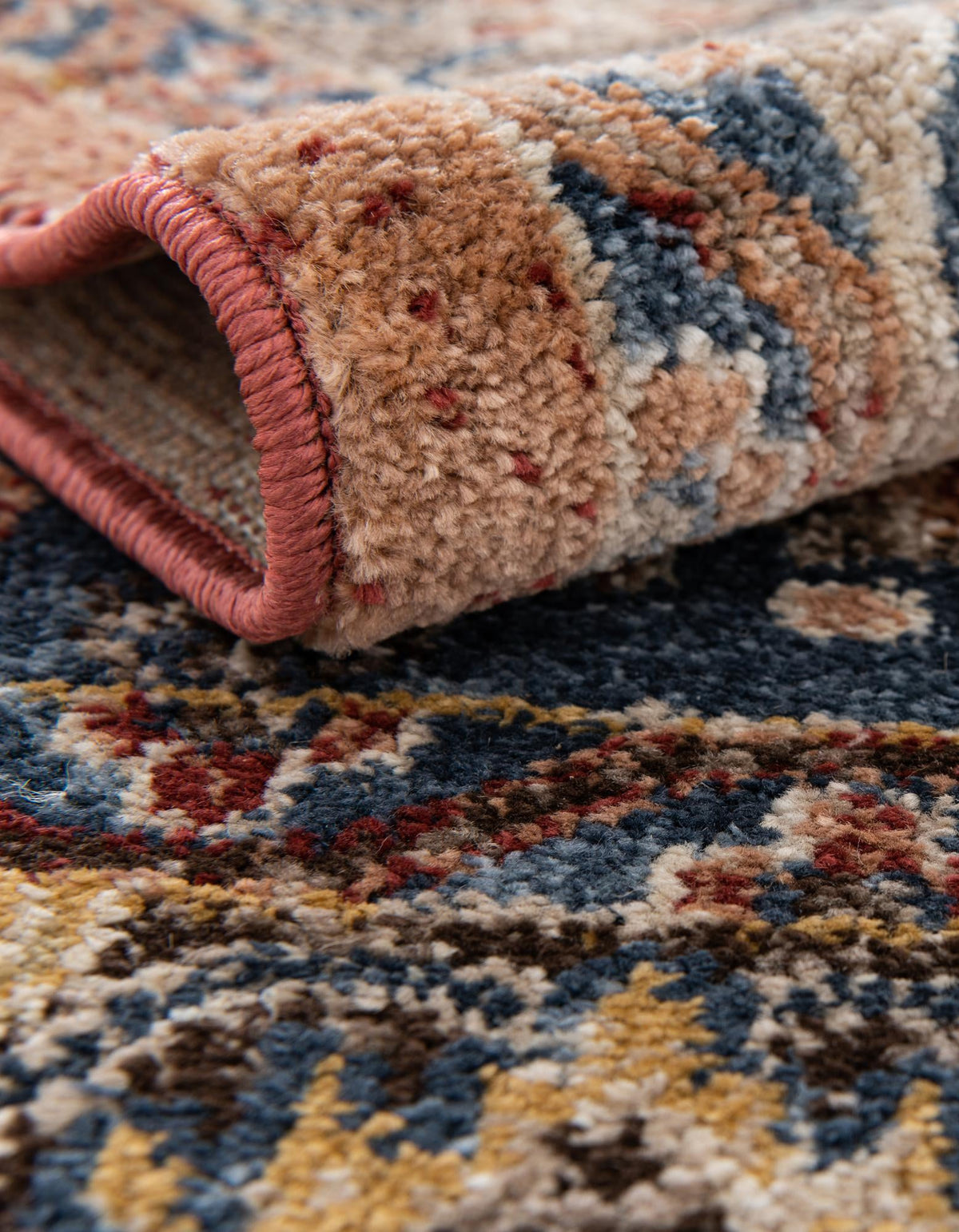 Eden Oasis Collection Area Rug -  Refuge (Terracotta) Octagon Terracotta  lifestyle 58