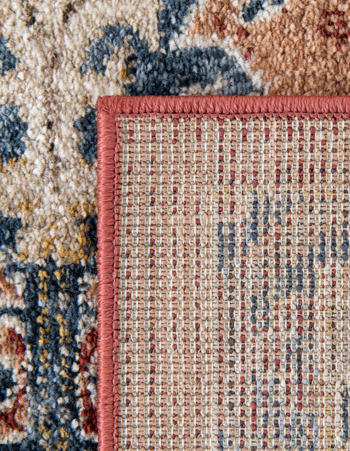 Eden Oasis Collection Area Rug -  Refuge (Terracotta) Square Terracotta  lifestyle 80