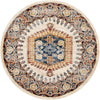 Eden Oasis Collection Area Rug -  Refuge (Cream) Round Cream  lifestyle 26