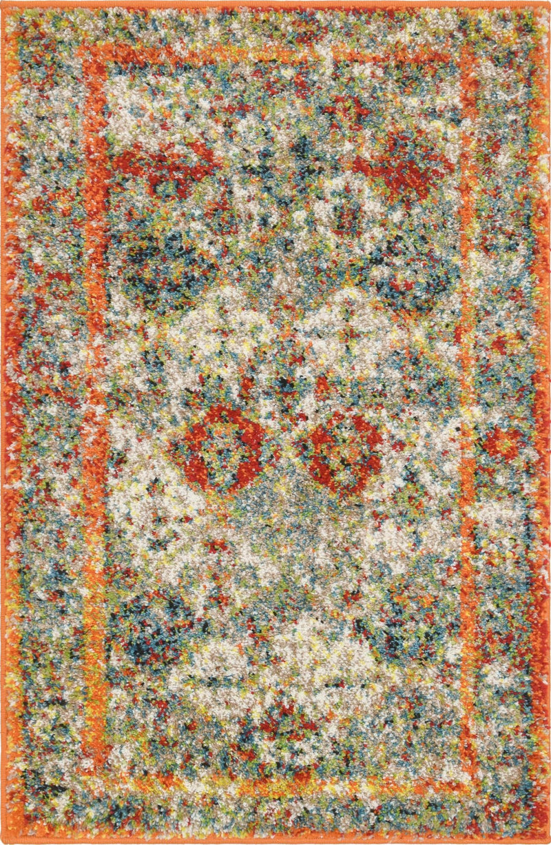 Amalfi Coast Woven Collection Area Rug -  Positano Rectangle Multi  lifestyle 7