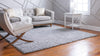 Alpine Plush Collection Area Rug -  Cortina (Sterling) Square Sterling  lifestyle 16