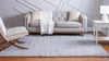 Alpine Plush Collection Area Rug -  Cortina (Sterling) Square Sterling  lifestyle 20