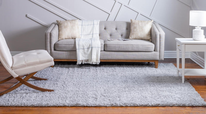 Alpine Plush Collection Area Rug -  Cortina (Sterling) Square Sterling  lifestyle 20