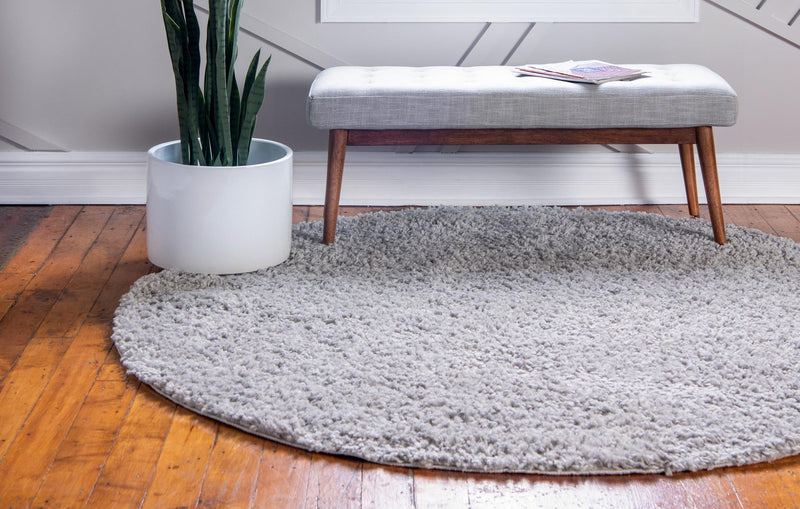 Alpine Plush Collection Area Rug -  Cortina (Sterling) Round Sterling  lifestyle 17
