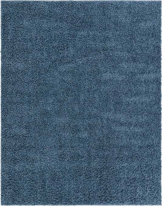 Alpine Plush Collection Area Rug -  Cortina (Marine Blue) Rectangle Marine Blue Main