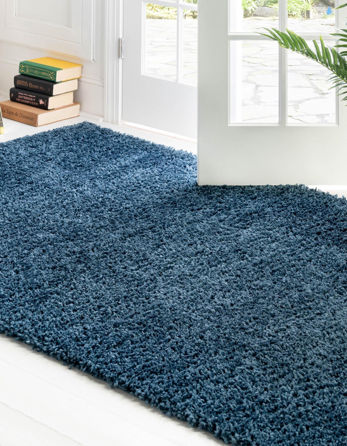 Alpine Plush Collection Area Rug -  Cortina (Marine Blue) Rectangle Marine Blue  lifestyle 3