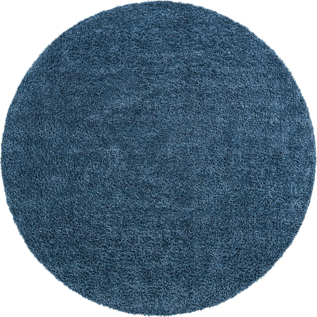 Alpine Plush Collection Area Rug -  Cortina (Marine Blue) Round Marine Blue  lifestyle 4