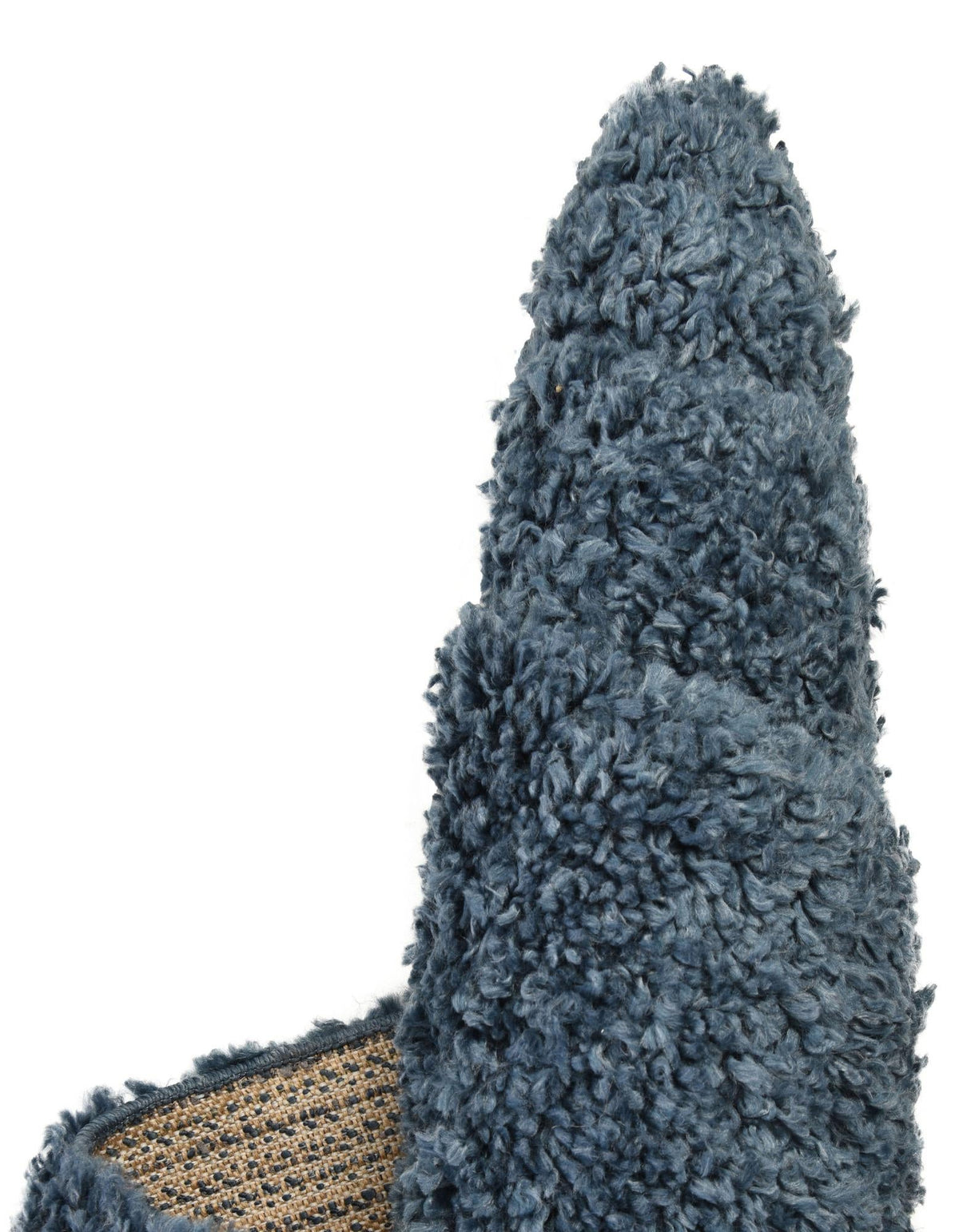 Alpine Plush Collection Area Rug -  Cortina (Marine Blue) Round Marine Blue  lifestyle 53