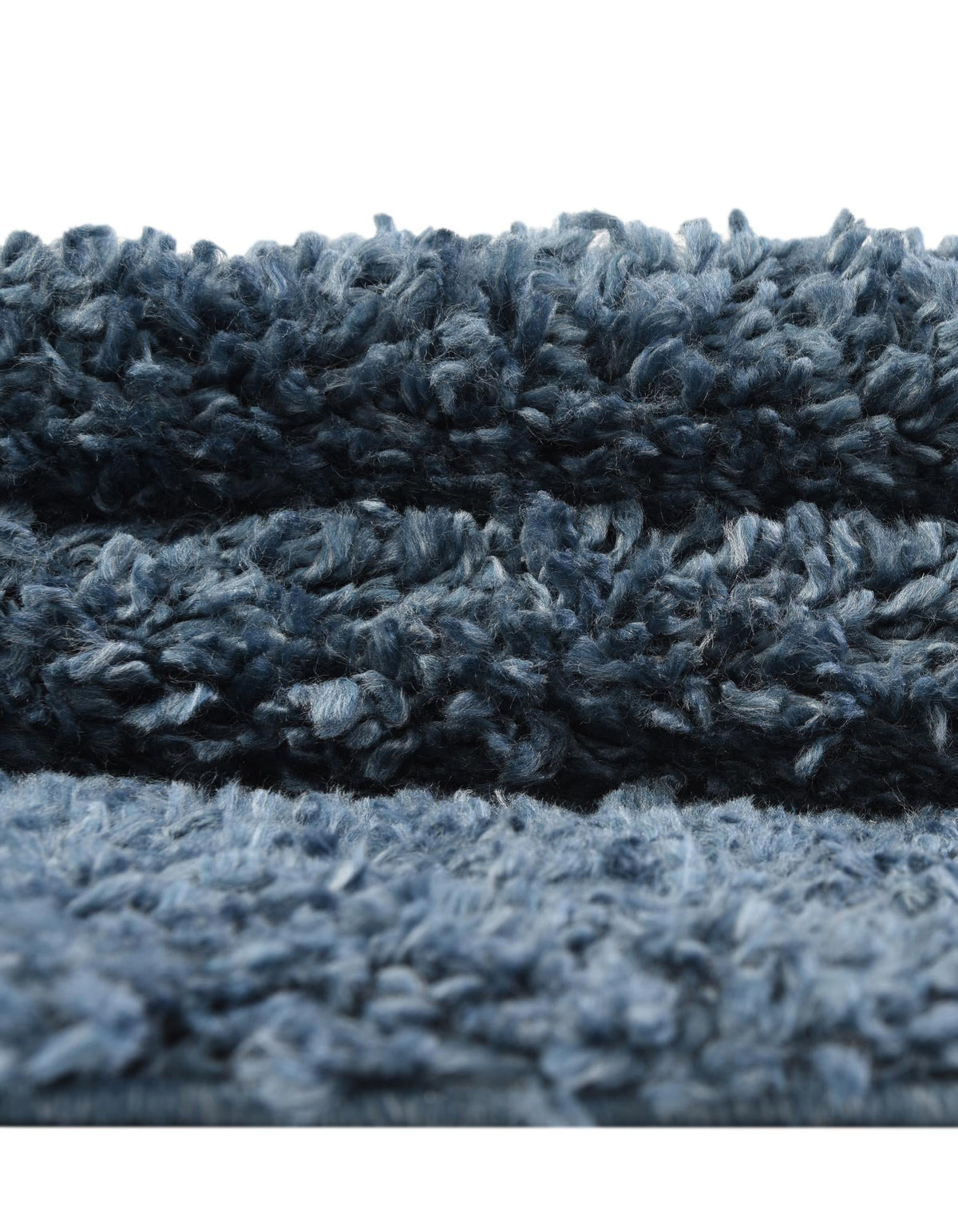 Alpine Plush Collection Area Rug -  Cortina (Marine Blue) Round Marine Blue  lifestyle 65