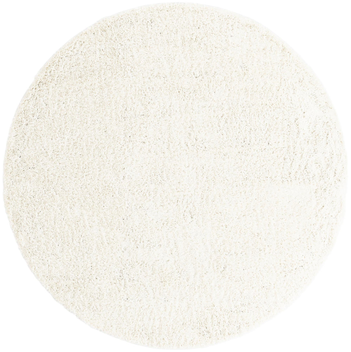 Alpine Plush Collection Area Rug -  Cortina (White) Round White  lifestyle 2