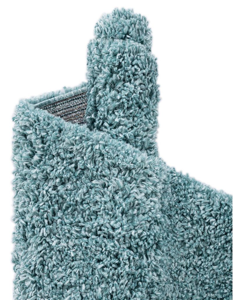 Alpine Plush Collection Area Rug -  Cortina (Aqua) Rectangle Aqua  lifestyle 13