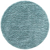 Alpine Plush Collection Area Rug -  Cortina (Aqua) Round Aqua  lifestyle 20