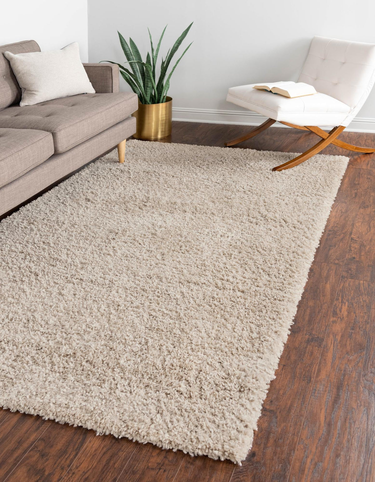 Alpine Plush Collection Area Rug -  Cortina (Linen) Rectangle Linen  lifestyle 3