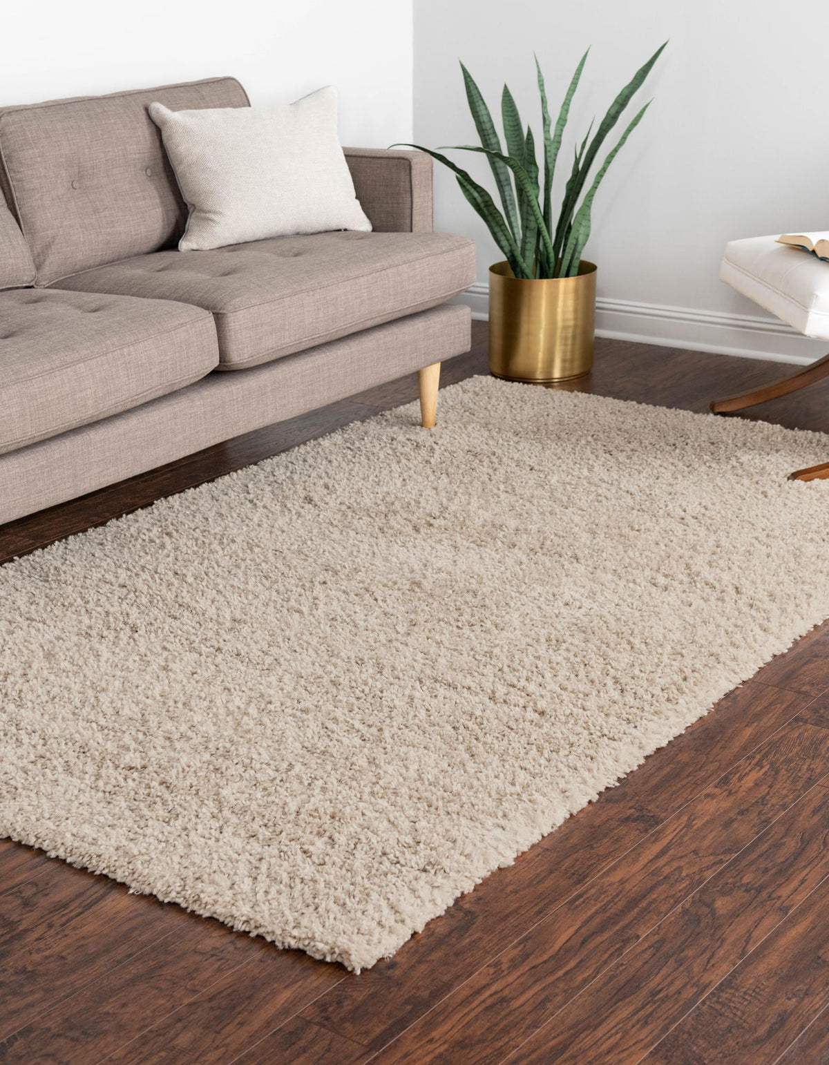 Alpine Plush Collection Area Rug -  Cortina (Linen) Rectangle Linen  lifestyle 4