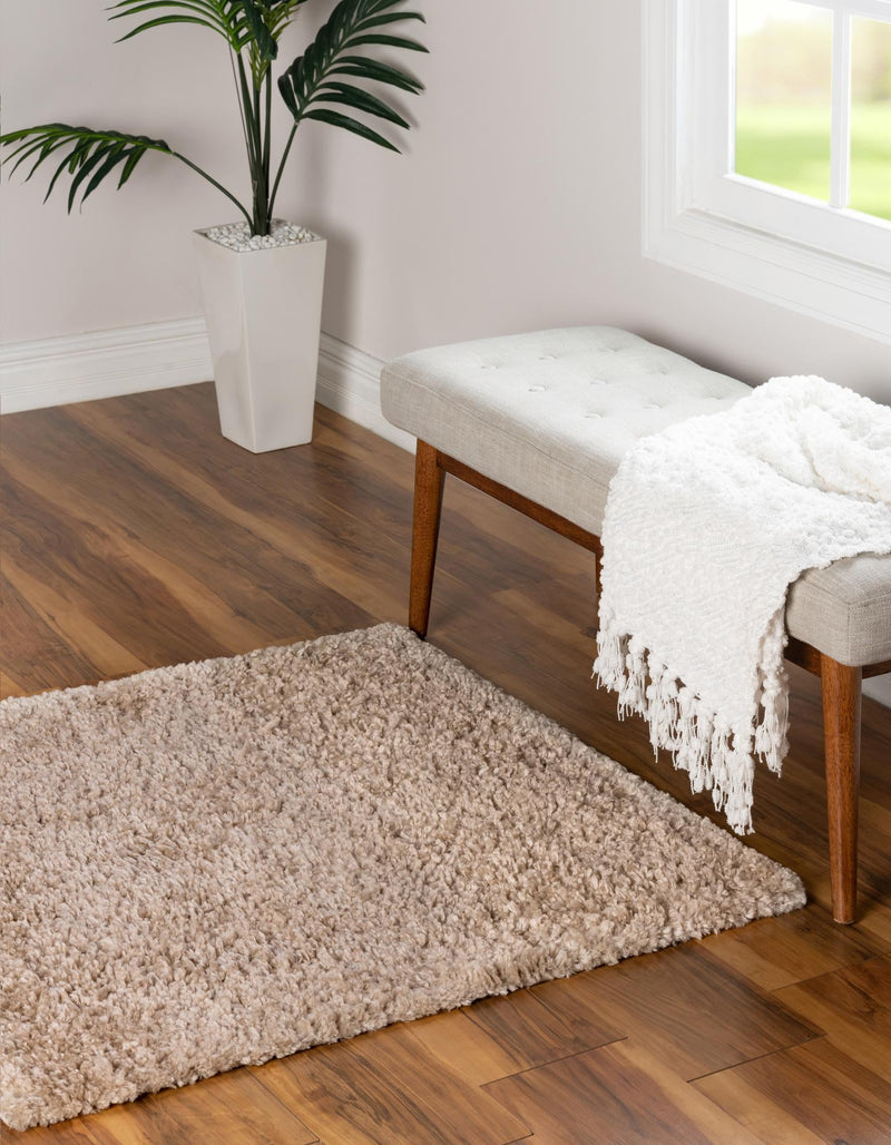 Alpine Plush Collection Area Rug -  Cortina (Linen) Square Linen  lifestyle 11