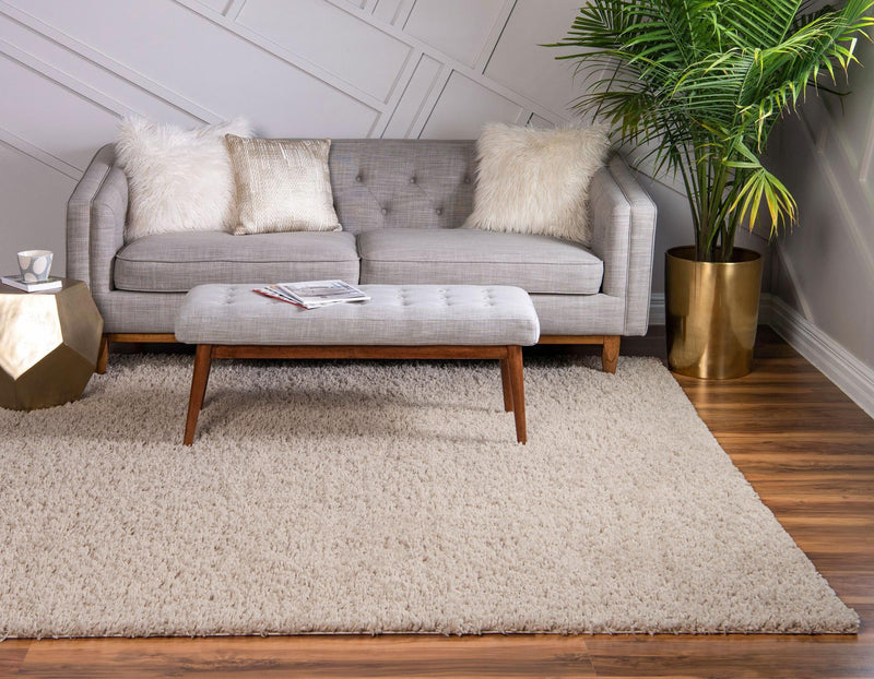 Alpine Plush Collection Area Rug -  Cortina (Linen) Square Linen  lifestyle 64