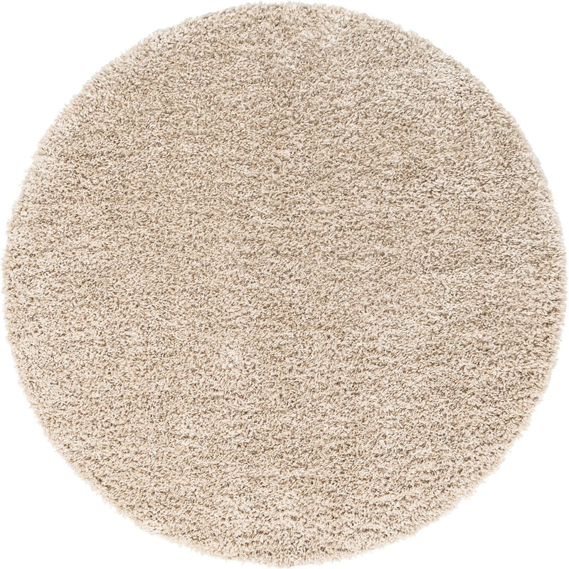 Alpine Plush Collection Area Rug -  Cortina (Linen) Round Linen  lifestyle 3