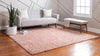 Alpine Plush Collection Area Rug -  Cortina (Dusty Rose) Square Dusty Rose  lifestyle 14