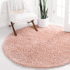 Alpine Plush Collection Area Rug -  Cortina (Dusty Rose) Round Dusty Rose  lifestyle 11