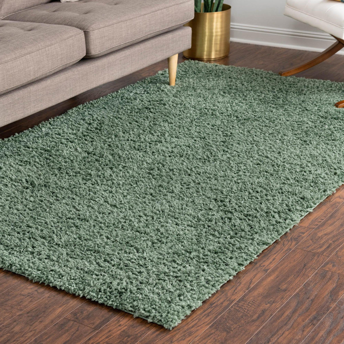Alpine Plush Collection Area Rug -  Cortina (Sage) Rectangle Sage  lifestyle 11