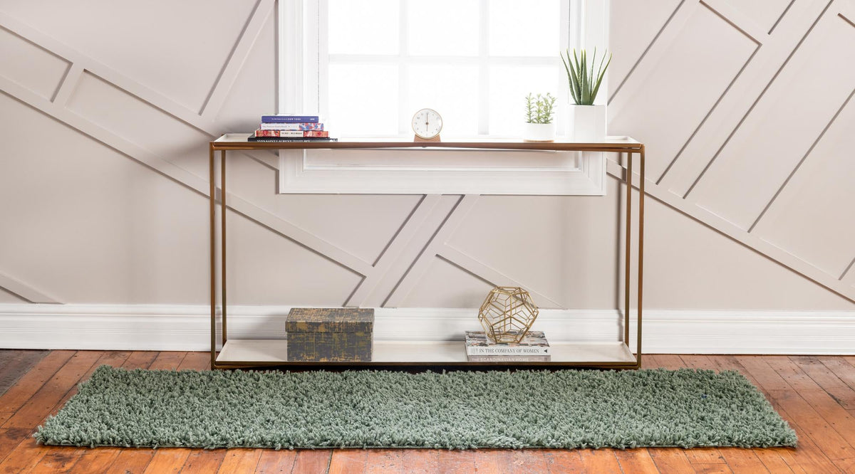 Alpine Plush Collection Area Rug -  Cortina (Sage) Runner Sage  lifestyle 21