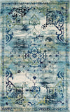 Chateau Elegance Collection Area Rug -  Riviera Rectangular Blue  lifestyle 41