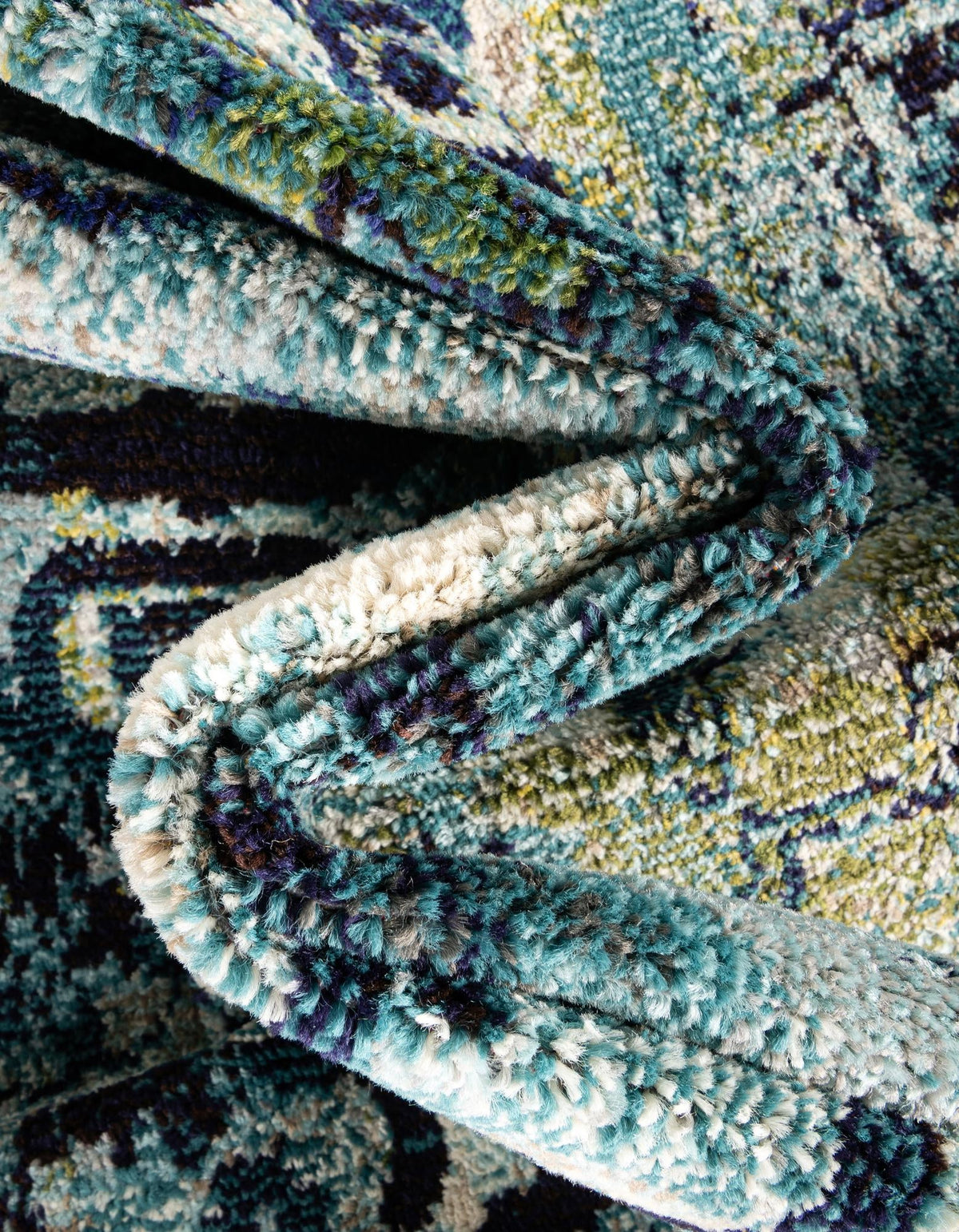 Chateau Elegance Collection Area Rug -  Riviera Rectangle Blue  lifestyle 20
