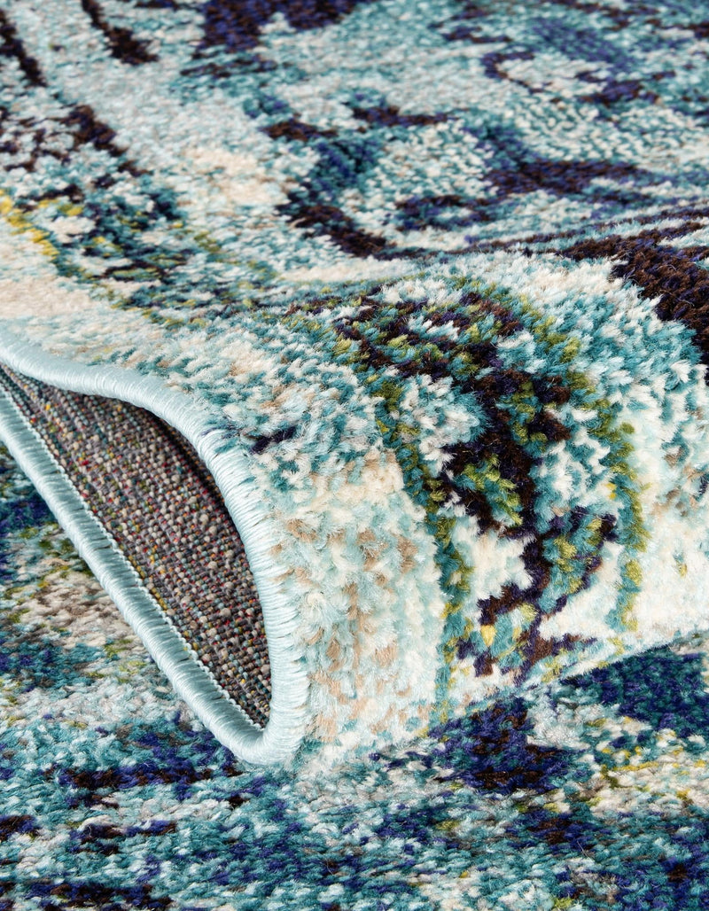 Chateau Elegance Collection Area Rug -  Riviera Rectangle Blue  lifestyle 26
