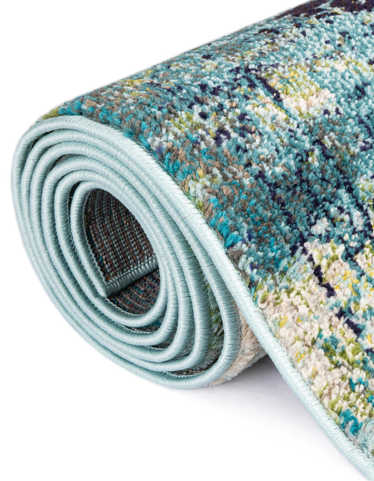 Chateau Elegance Collection Area Rug -  Riviera Rectangle Blue  lifestyle 33