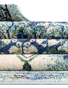 Chateau Elegance Collection Area Rug -  Riviera Rectangular Blue  lifestyle 90
