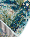 Chateau Elegance Collection Area Rug -  Riviera Round Blue  lifestyle 74