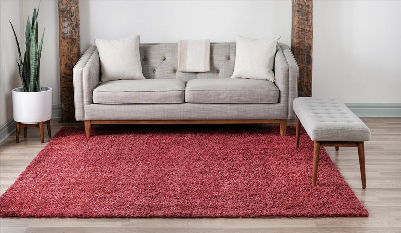 Alpine Plush Collection Area Rug -  Cortina (Poppy) Square Poppy  lifestyle 14