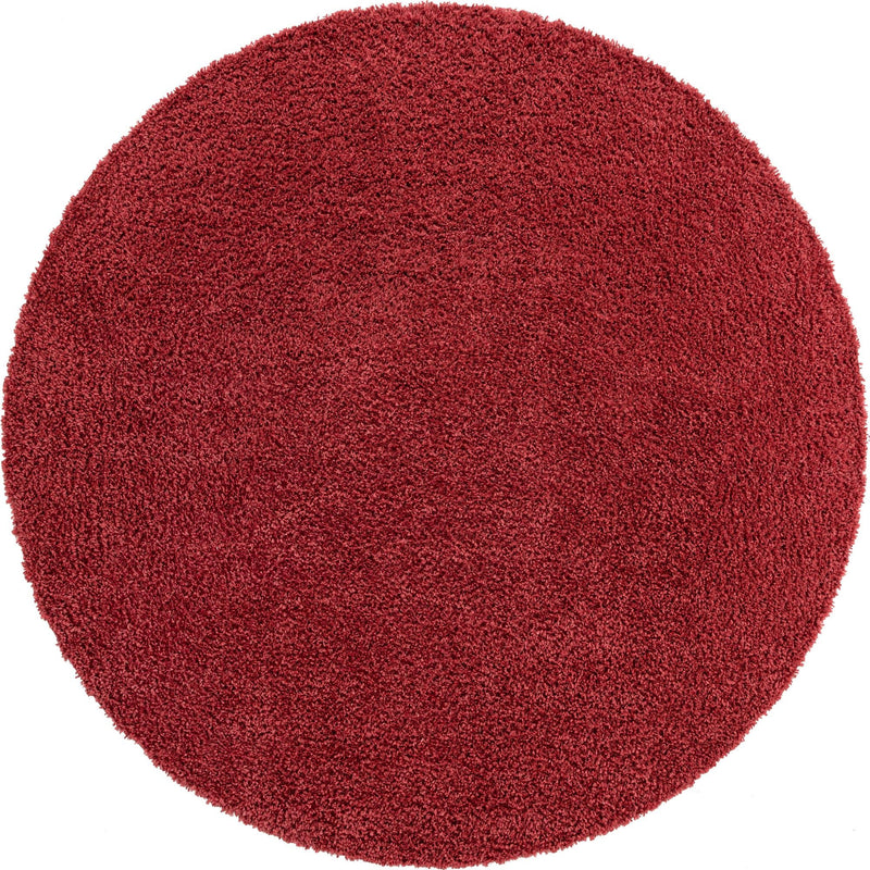 Alpine Plush Collection Area Rug -  Cortina (Poppy) Round Poppy  lifestyle 2