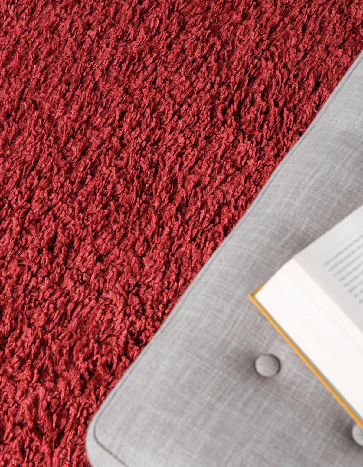 Alpine Plush Collection Area Rug -  Cortina (Poppy) Round Poppy  lifestyle 23