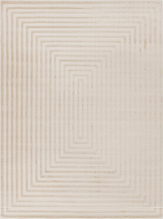 Catalina Cove Outdoor Collection Area Rug - Avalon Rectangle Beige Main
