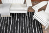 Catalina Cove Outdoor Collection Area Rug -  Balboa Rectangle Black  lifestyle 70