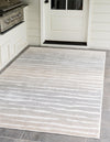 Catalina Cove Outdoor Collection Area Rug -  Balboa Rectangle Light Gray  lifestyle 9