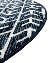 Catalina Cove Outdoor Collection Area Rug -  Newport Round Navy Blue  lifestyle 39