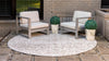 Catalina Cove Outdoor Collection Area Rug -  Newport Round Beige  lifestyle 53