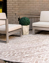 Catalina Cove Outdoor Collection Area Rug -  Newport Round Beige  lifestyle 64