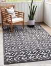 Catalina Cove Outdoor Collection Area Rug -  Newport Rectangle Black  lifestyle 4