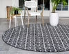 Catalina Cove Outdoor Collection Area Rug -  Newport Round Black  lifestyle 55