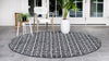 Catalina Cove Outdoor Collection Area Rug -  Newport Round Black  lifestyle 62