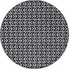 Catalina Cove Outdoor Collection Area Rug -  Newport Round Black  lifestyle 44