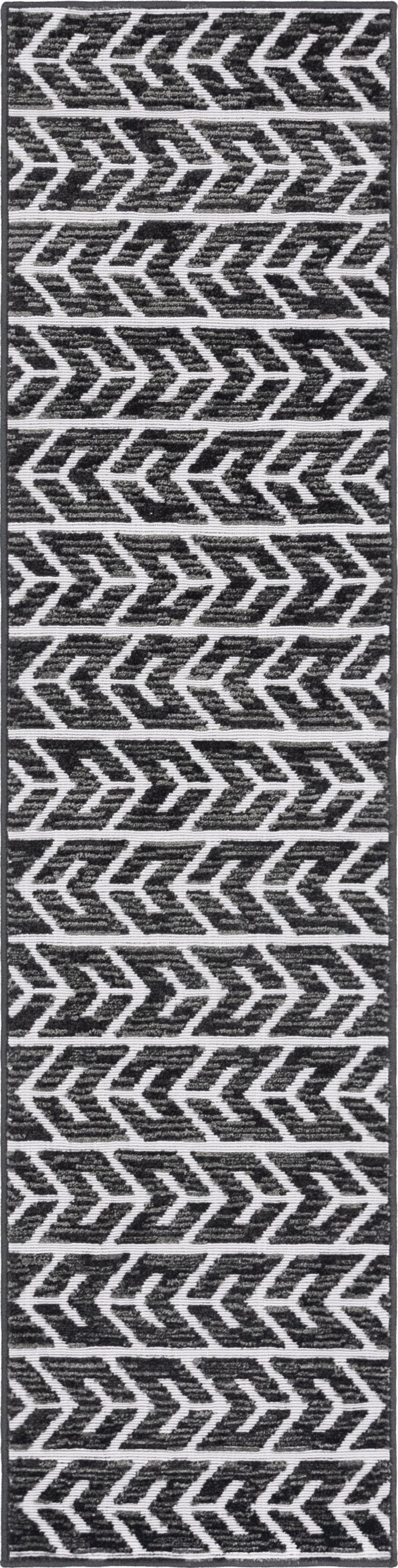 Catalina Cove Outdoor Collection Area Rug -  Newport Runner Black  lifestyle 45